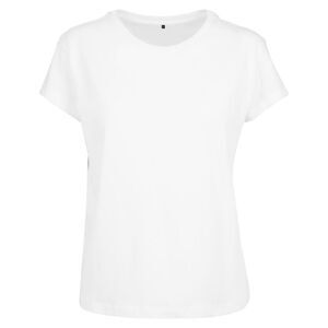 Build Your Brand Womens/Ladies Box T-Shirt / White